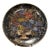 Vintage Sascha Brastoff Plate Decorated With Transfer Printed Decal Over Porcelain For Sale