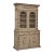 19th Century French Renaissance Hunt Stripped Oak Bookcase For Sale