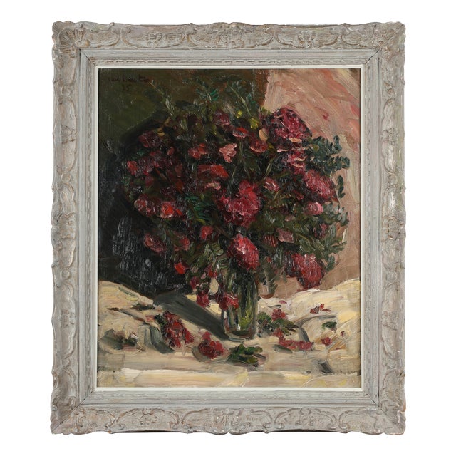 David Bautz, Impressionist Floral Still Life, 1935, Oil For Sale