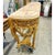 2020s French Louis XVI Console Table – Marble Top With Elegant Gold Leaf Details For Sale - Image 5 of 11