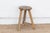 19th Century Vintage Burnt Wood Milking Stool For Sale - Image 5 of 7
