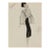 Vintage French Fashion Wall Art Print – White Coat & Black Dress, 18" X 24" For Sale