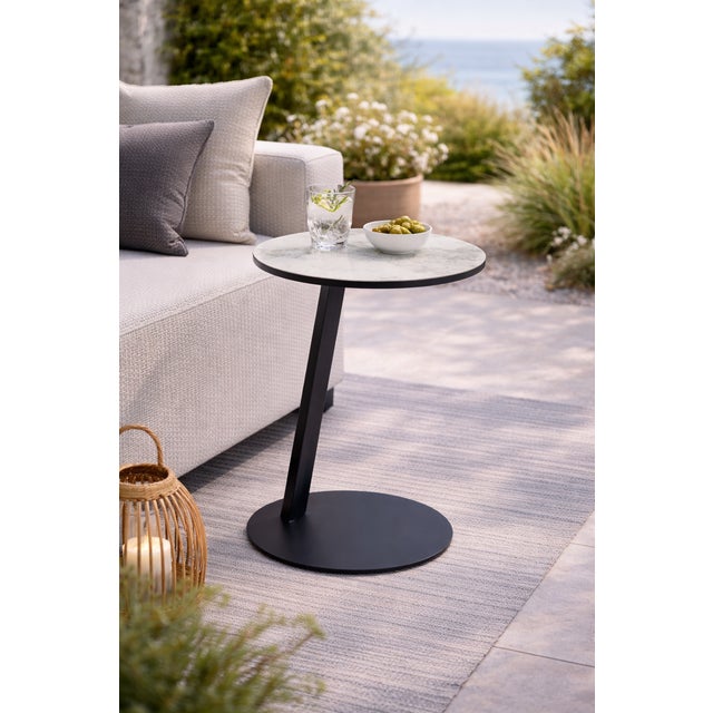 Serene Outdoor Modern Outdoor Side Table For Sale - Image 9 of 9