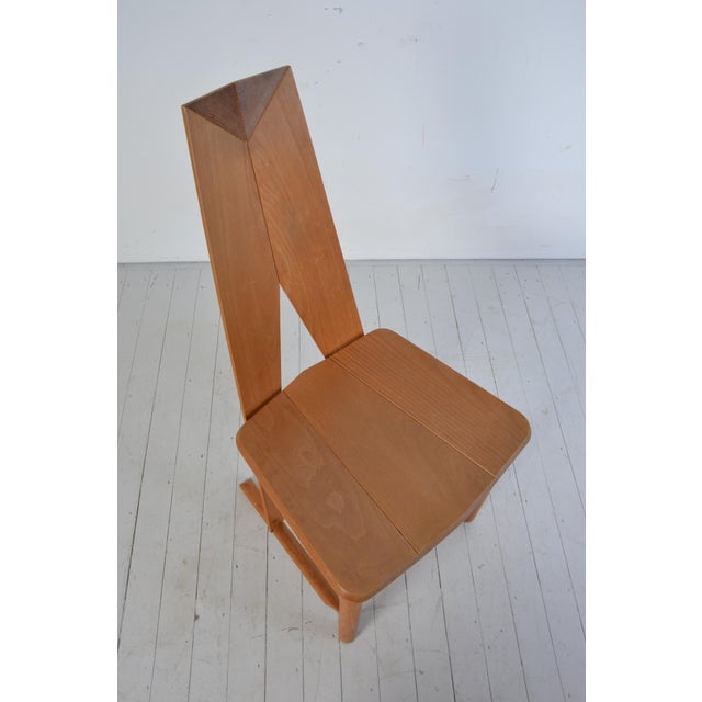 Dining Chairs in Beech by Søren Nissen & Ebbe Gehl for Seltz, France, 1980s, Set of 6, in Flawless conditions. Designed...