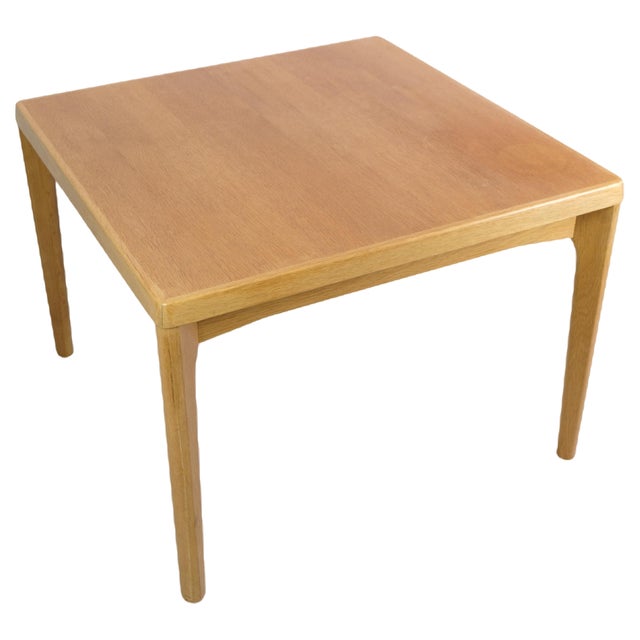 Oak Coffee Table by Henning Kjærnulf for Vejle Chairs and Furniture Factory, 1960s For Sale