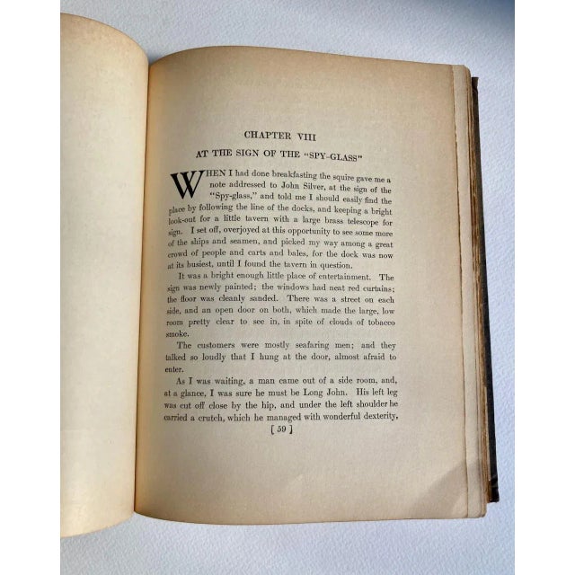 1911 Illustrated Edition "Treasure Island" Book by Robert Louis Stevenson For Sale In New York - Image 6 of 12