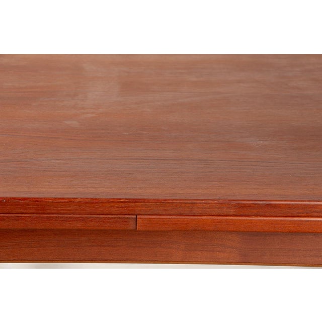 Danish Teak Model 592 Square Extendable Dining Table by Arne Vodder for Sibast, 1960 For Sale - Image 3 of 16