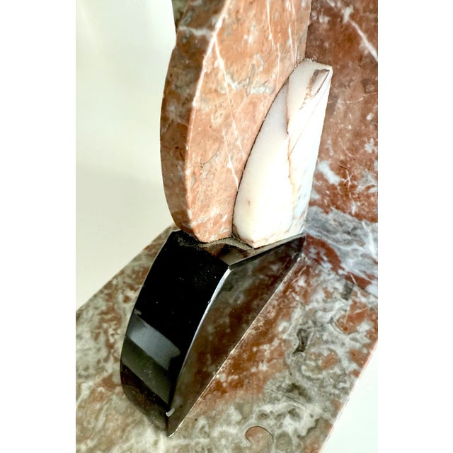 Antique Art Deco French Marble Bookends, 1910-30s, Set of 2 For Sale - Image 9 of 10