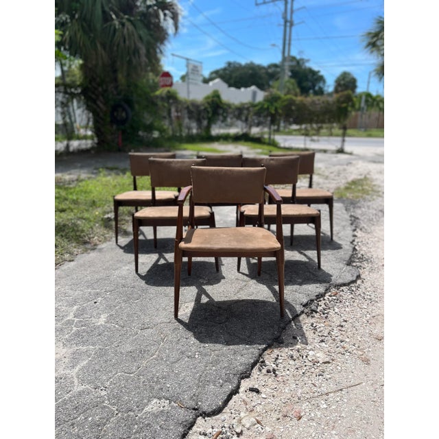 Mid 20th Century Dining Chairs in the Style of Arne Vodder - Set of 6 For Sale - Image 13 of 13