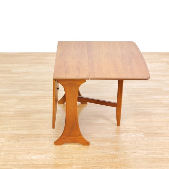 G Plan Mid Century Teak Drop Leaf Dining Table by G Plan For Sale - Image 4 of 9