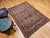 Textile 19th Century Persian Kerman Lavar Rug, Hand-Knotted Wool & Silk, Floral Pattern, Gold & Red, 4x6 For Sale - Image 7 of 16