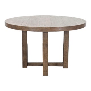 Restoration Hardware Antoccino Round Dining Table For Sale