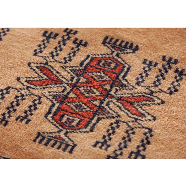 Textile Vintage Turkmen Style Pakistani Wool Rug For Sale - Image 7 of 13