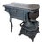 French Green Enamelled Cast Iron Wood Burning Stove For Sale