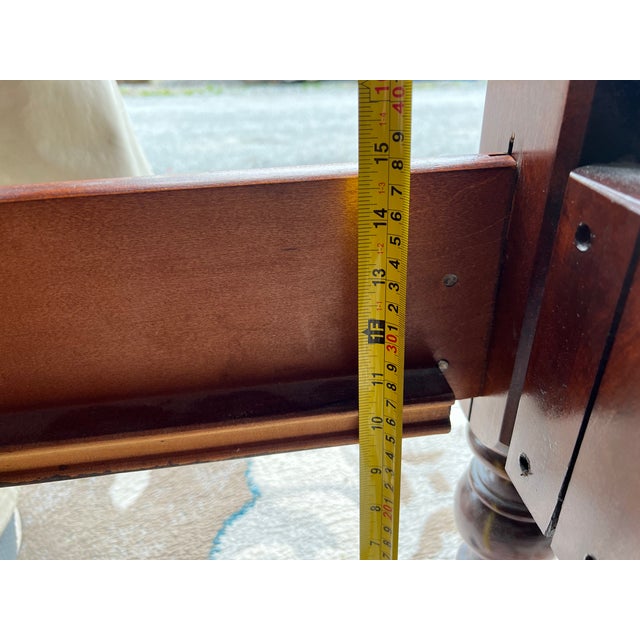 Lexington Furniture Solid Cherry Four Poster Queen and Full Bed Frame For Sale - Image 12 of 14