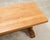 French Provincial Oak Country Farmhouse Trestle Dining Table For Sale - Image 9 of 18
