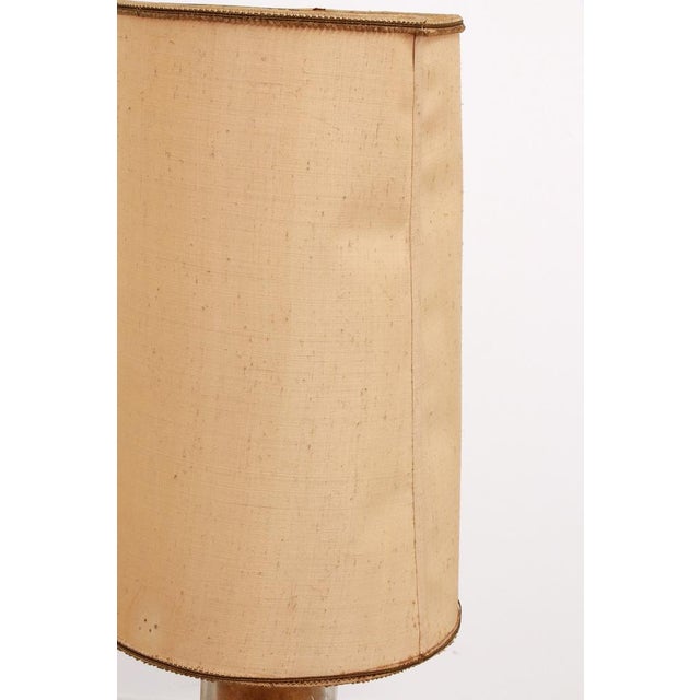 Brutalist Table Lamp Marble & Glass, 1960 For Sale - Image 4 of 17