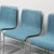 Metal and Blue Fabric Chairs, 1970s, Set of 4 For Sale - Image 11 of 12
