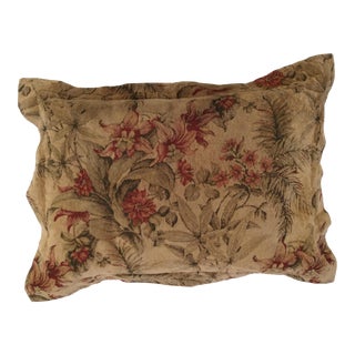 Pillow Made from Antique Tapestry Fragment For Sale