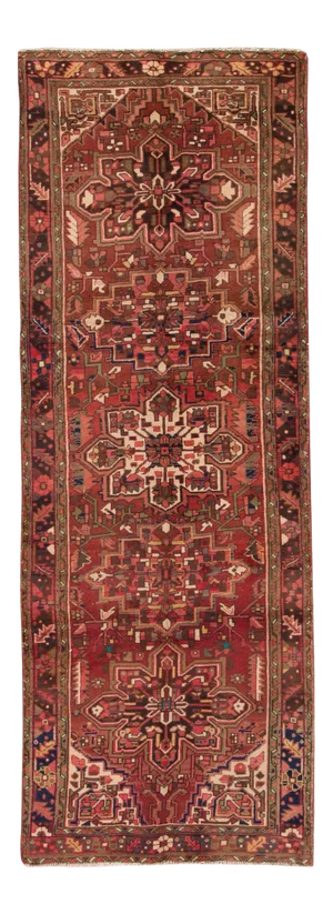 Vintage Heriz Handmade Wool Rug