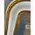 Vintage Gold Tipped White Lacquer Mirrors - Set of Two For Sale In West Palm - Image 6 of 12