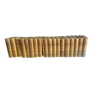 1896 English Literature, Poems & Essays, Collective Row of Fine Decorative Books, Set of 19 For Sale