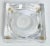 Glass Vintage Modern Square Glass Ashtray or Catchall Dish For Sale - Image 7 of 7