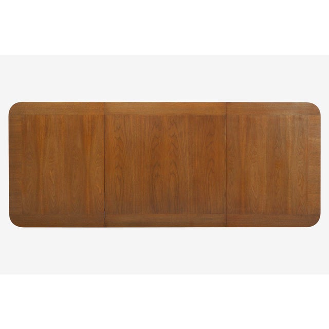 1950s t.h. Robsjohn Gibbings Saber Leg Dining Table For Sale - Image 4 of 12