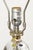 Metal Vintage Italian Glass Sphere and Brass Floor Lamp For Sale - Image 7 of 8