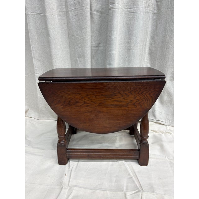 English Late 19th Century English Oak Twist Top Stool For Sale - Image 3 of 6