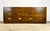 Mid-Century Modern Henredon Scene One Campaign Style 7-Drawer Long Dresser in Oak & Brass For Sale - Image 3 of 12