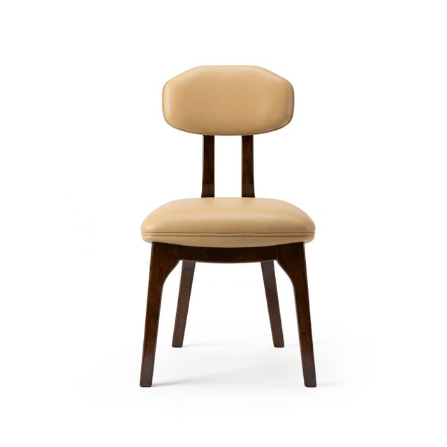 Not Yet Made - Made To Order Silhouette Dining Chair in Leather from Insidherland For Sale - Image 5 of 5
