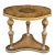 Vintage Italian Hollywood Regency Brass Gilded Glass Top End Table For Sale - Image 13 of 13