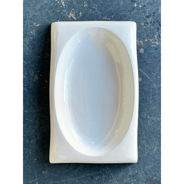 Vintage Boho Italian Glazed Ceramic Tray For Sale - Image 10 of 11