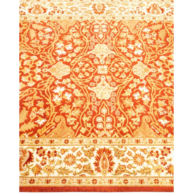 Solo Rugs Mogul, One-of-a-Kind Hand-Knotted Area Rug - Orange, 3' 1" x 5' 1" For Sale - Image 4 of 8