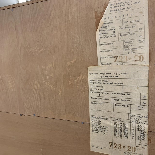 Vintage Cabinet Belmondo in High Gloss, Czechoslovakia, 1970s For Sale - Image 10 of 11