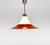 Mid-Century Opaline Glass and Metal Pendant Light, 1970s For Sale - Image 3 of 10