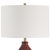 2020s Gourd Burgundy Table Lamp For Sale - Image 5 of 6
