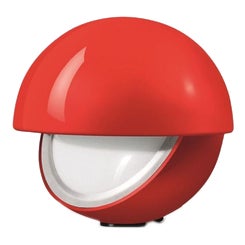 Palpebra Red Table Lamp by Ico Parisi for Cassina For Sale