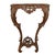 Rococo Rococo Marble Top Carved Wall Mount Console For Sale - Image 3 of 4
