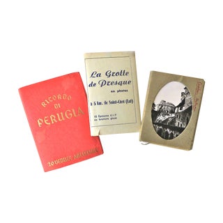 France & Italy, Small Vintage Photo Albums - 3 For Sale