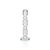Contemporary Zadie Crystal Glass Taper Candle Holder, Medium For Sale - Image 3 of 3