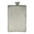 Antique Asprey London Sterling Silver Engine Turned Flask For Sale