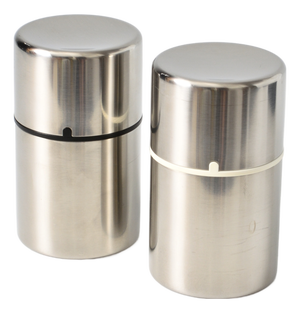 Danish Salt and Pepper Mill by Erik Magnussen for Stelton, 1990s, Set of 2