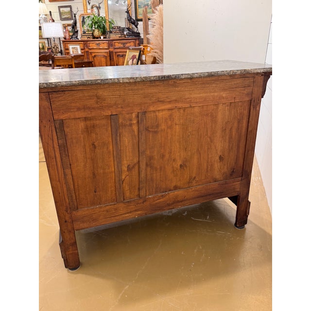 19th Century Louis Philippe Chest With Marble For Sale - Image 13 of 14