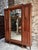 French Art Nouveau Wardrobe with Mirror in Walnut and Oak, 1890s For Sale - Image 11 of 18