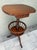 Traditional Vintage 20th Century Tri-Leg With Basket Wood Accent Table For Sale - Image 3 of 10