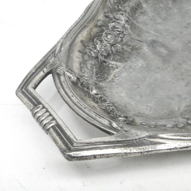 Black Platter from Verit, Warsaw, Poland, Early 20th Century For Sale - Image 8 of 13