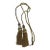 Vintage Gold Tassel Tiebacks From Belgium - A Pair For Sale