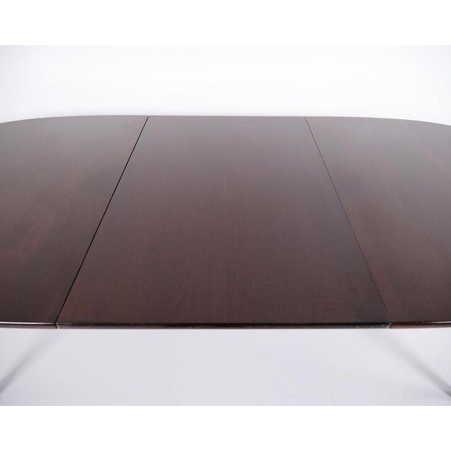 Dining Table with Extension Leaves by Ole Wanscher for Poul Jeppesen, 1960s For Sale - Image 11 of 14